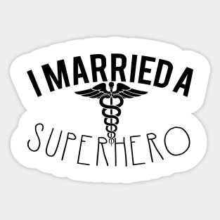 Nurse superhero Sticker